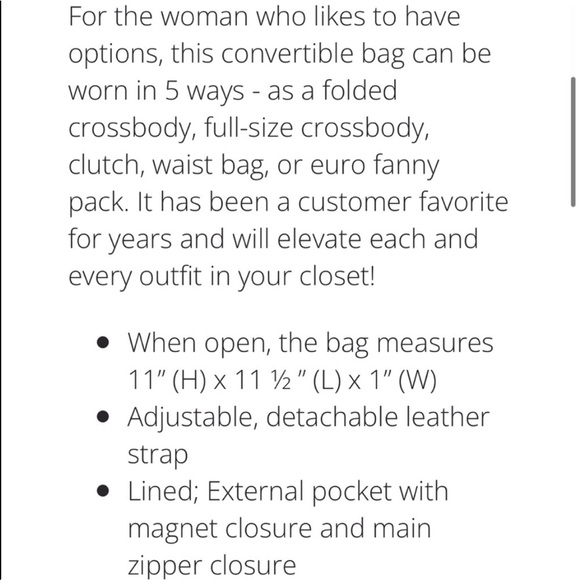 NWT Sseko Convertible Crossbody Bag - Picture 9 of 9